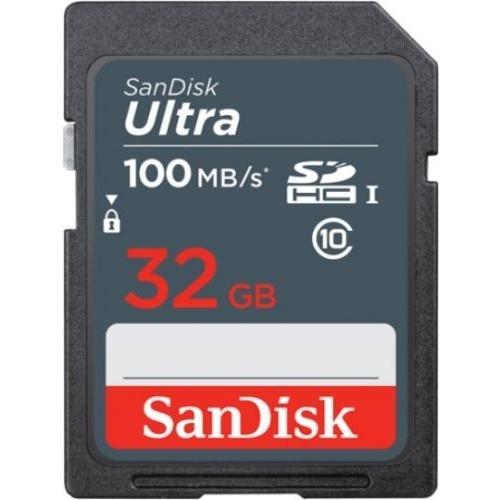 Карта памяти SanDisk Ultra SDSDUNR-032G-GN3IN SDHC Memory Card 32Gb UHS-I Class10