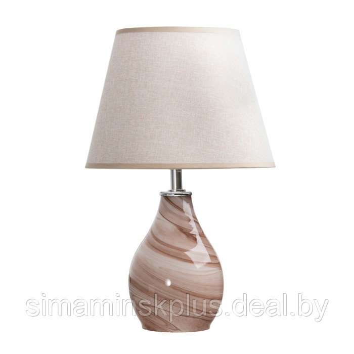 Настольная лампа "Фьюжн" E14 40Вт розовый 25х25х39 см - фото 7 - id-p217334731