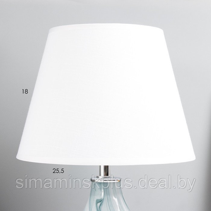 Настольная лампа "Фьюжн" E14 40Вт белый 25х25х39 см - фото 3 - id-p217334733