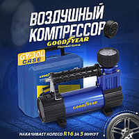 Автокомпрессор для подкачки шин колес авто GOODYEAR автомобильный компрессор электрический насос 12 вольт