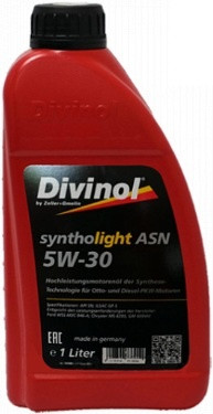 Моторное масло DIVINOL Syntholight ASN 5W-30 1L - фото 1 - id-p217334986