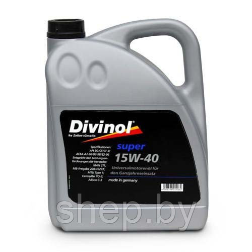 Моторное масло DIVINOL SUPER 15W-40 4L - фото 1 - id-p217335007