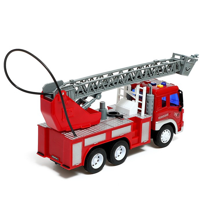 Машина радиоуправляемая «Пожарная охрана», свет и звук, стреляет водой, 1:16, работает от аккумулятора - фото 3 - id-p217335782
