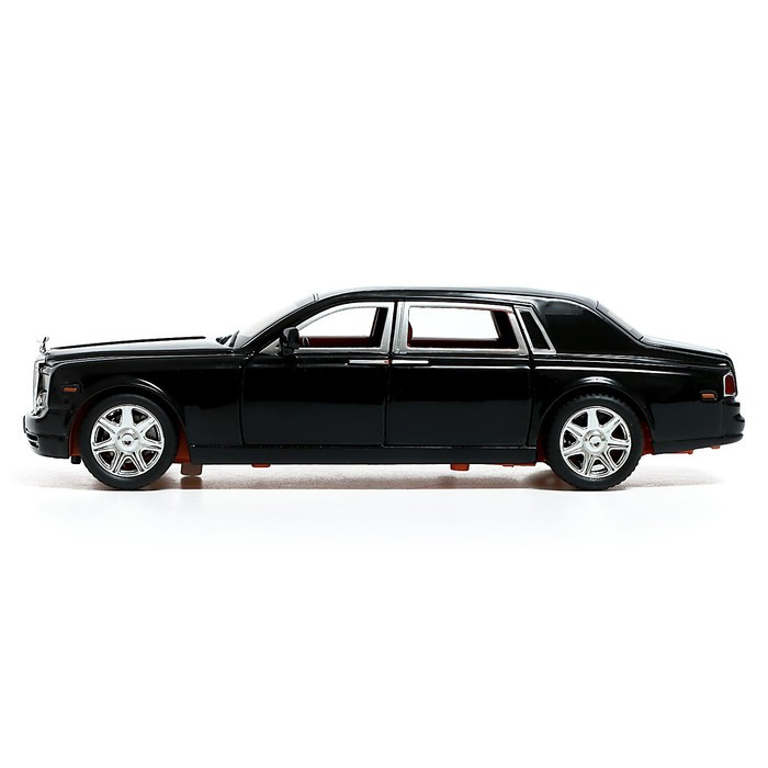 Машина металлическая «Лимузин», 1:24, открываются двери, капот, багажник, цвет черный - фото 2 - id-p217335774