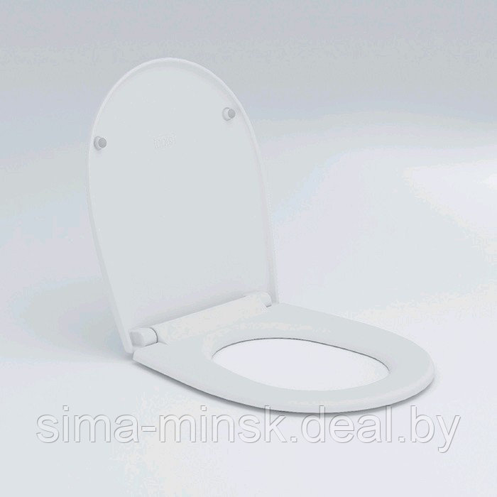 Сиденье для унитаза IDDIS 005PPS3i31, микролифт, полипропилен, белое - фото 5 - id-p217336749