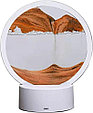 3D светильник ночник, песочная картина, эффект сыпучего песка, антистресс, фото 4
