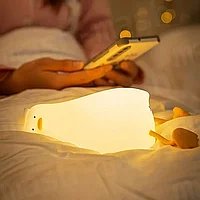 Ночник детский уставшая утка, светильник-ночник