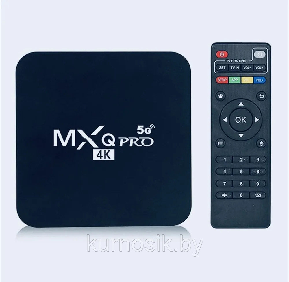 Цифровая приставка смарт ТВ на Android MXQ Pro 4K (Smart TV BOX) 8/128 ГБ