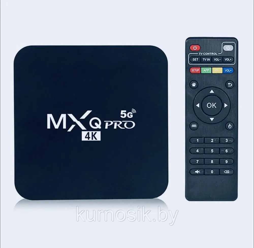 Цифровая приставка смарт ТВ на Android MXQ Pro 4K (Smart TV BOX) 2/16 ГБ - фото 1 - id-p217337416