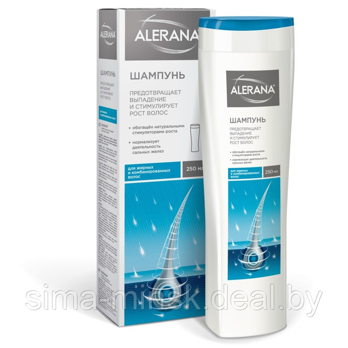 Шампунь Alerana для жирных и комбинированных волос, 250 мл - фото 1 - id-p217338146
