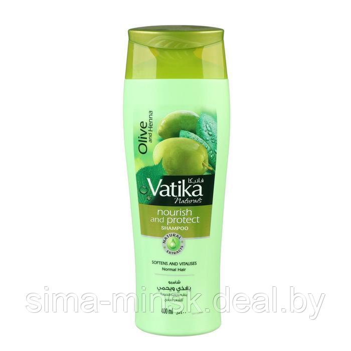 Шампунь для волос Dabur VATIKA Naturals Nourish & Protect питание и защита, 400 мл - фото 3 - id-p217338159