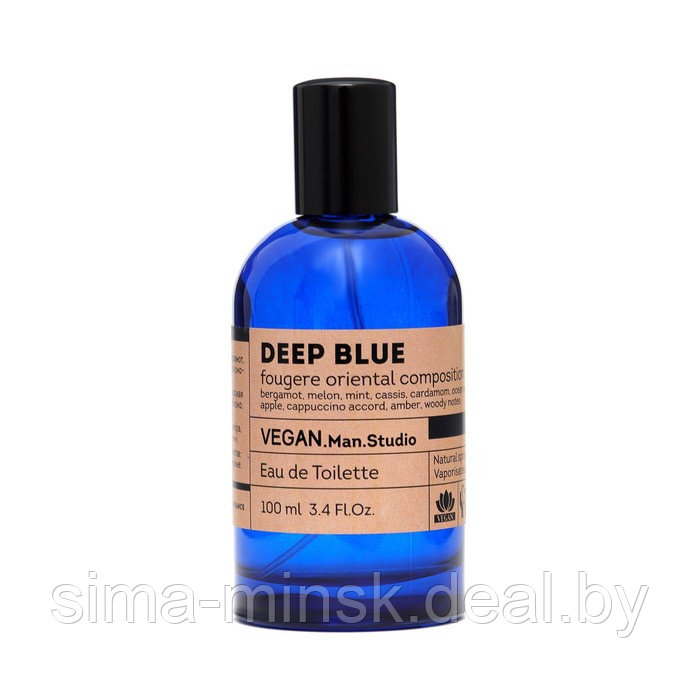 Туалетная вода мужская Vegan Man Studio Deep Blue, 100 мл - фото 2 - id-p217338433