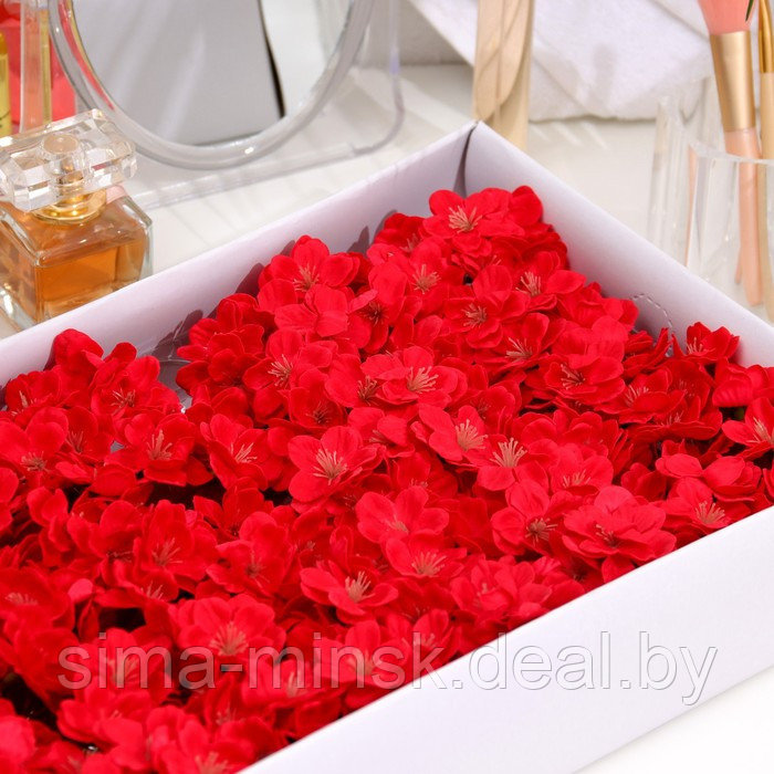 Цветы сакуры мыльные красные, набор 50 шт - фото 1 - id-p217338771