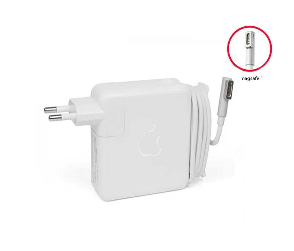 Зарядка (блок питания) для ноутбука APPLE 45W, Magsafe 1 (с логотипом) - фото 1 - id-p217339329