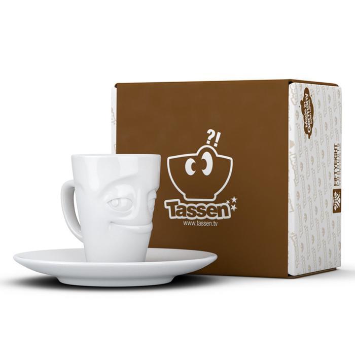 Кофейная чашка с блюдцем Tassen impish, 80 мл, белая - фото 3 - id-p217339812