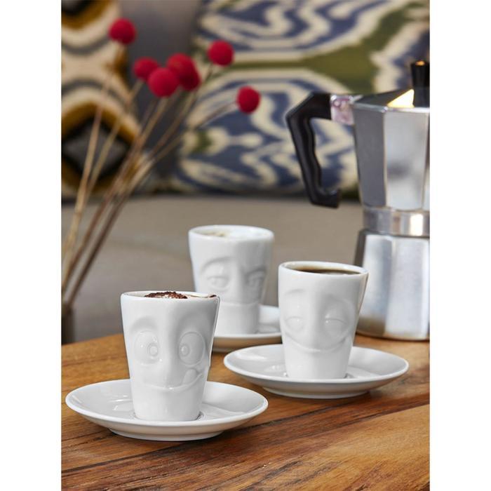Кофейная чашка с блюдцем Tassen impish, 80 мл, белая - фото 7 - id-p217339812