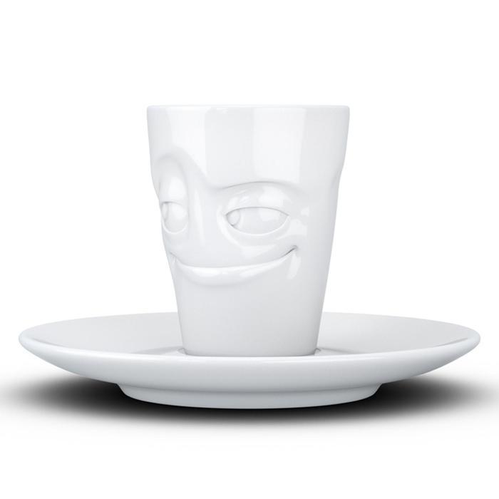 Кофейная чашка с блюдцем Tassen impish, 80 мл, белая - фото 8 - id-p217339812