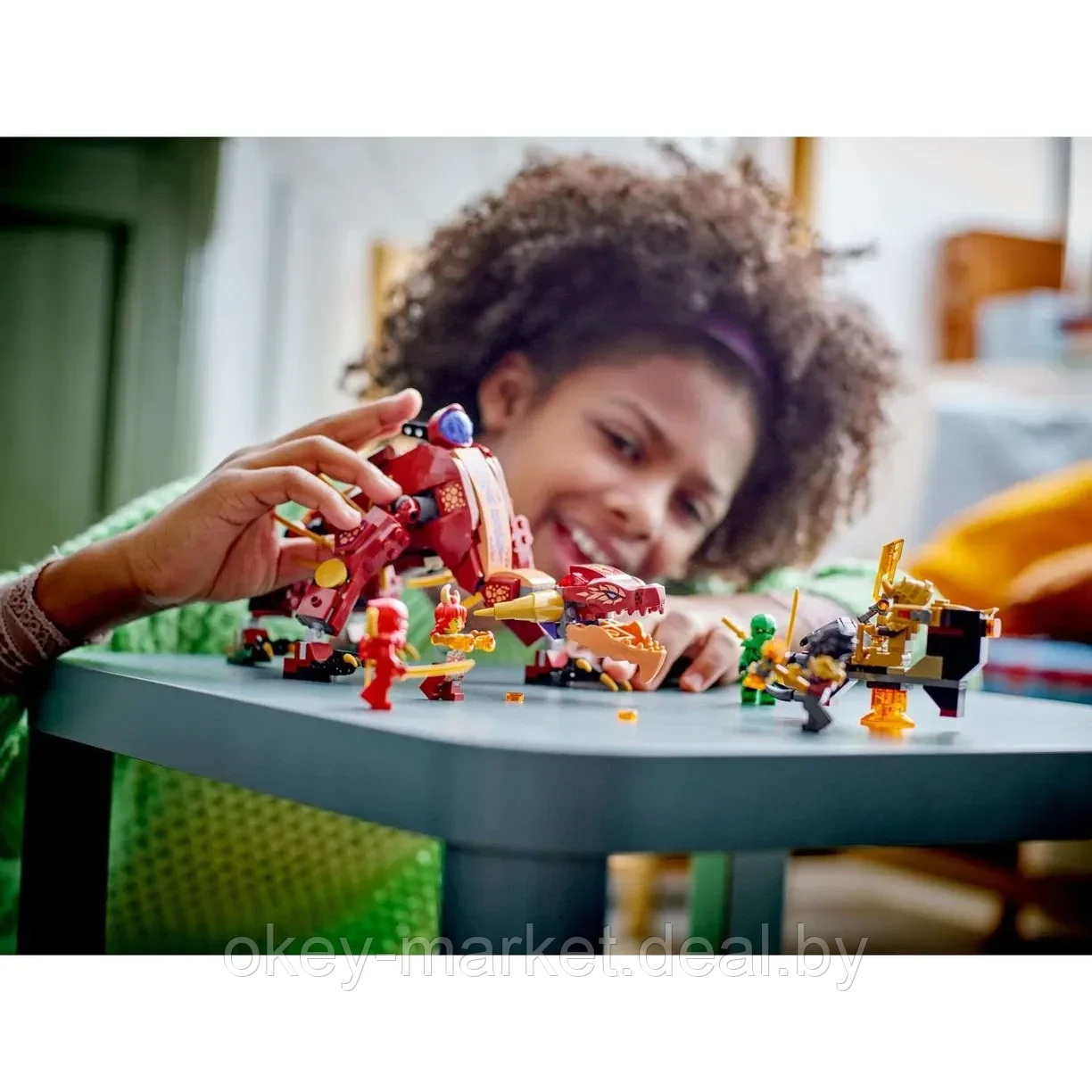 Конструктор LEGO Ninjago Вулканический дракон-трансформер 71793 - фото 9 - id-p217341348