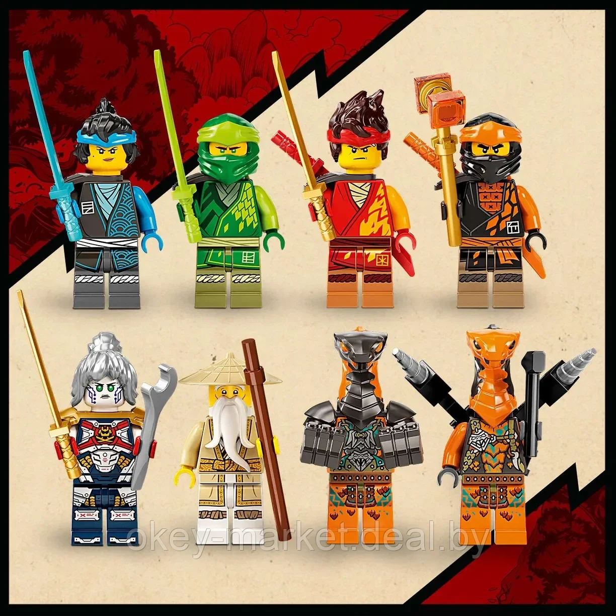 Конструктор LEGO Ninjago Храм додзё Ниндзя 71767 - фото 3 - id-p217341353