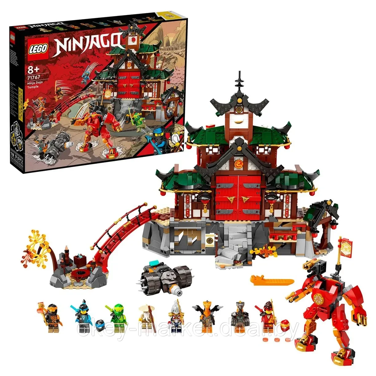 Конструктор LEGO Ninjago Храм додзё Ниндзя 71767 - фото 4 - id-p217341353