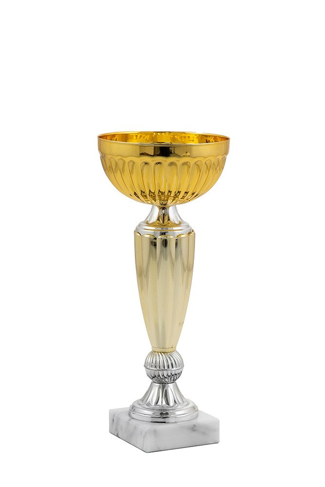 Кубок "Янтарь" на мраморной подставке , высота 25 см, чаша 10 см арт. 312-250-100
