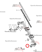 Рама копирующего колеса 101.04141 для свеклоуборочного комбайна Grimme Rexor 620/630