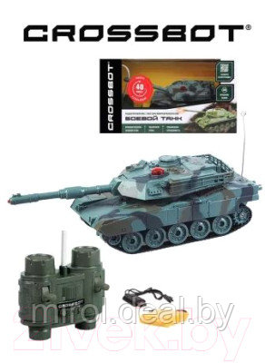 Радиоуправляемая игрушка Crossbot Танк Abrams М1А2 / 870632 - фото 2 - id-p217345211