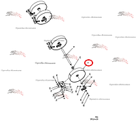 Копирующее колесо 100.69959 для свеклоуборочного комбайна Grimme Rexor 620/630