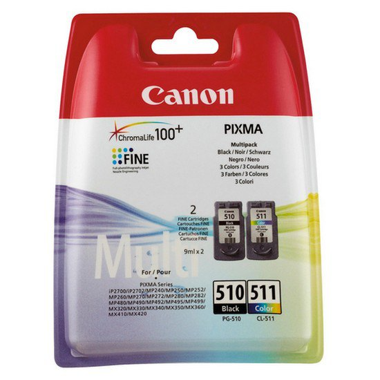 Набор картриджей Canon PIXMA 510+511 (2970b010)