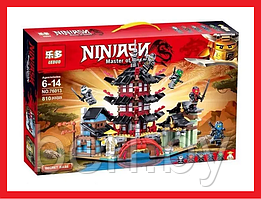 Конструктор Leduo Ninjago Ниндзяго, замок дракона, 810 деталей, аналог лего Lego Ninjago Ниндзяго