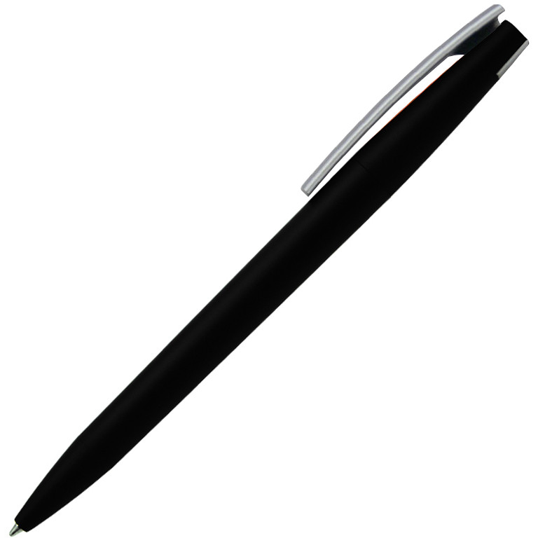 Ручка шариковая, пластик софт-тач, Zorro Color Mix, черный - фото 5 - id-p217346355