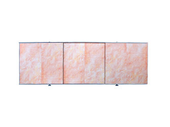 Экран под ванну раздвижной PERFECTO LINEA 150 см розовый (36-000157)