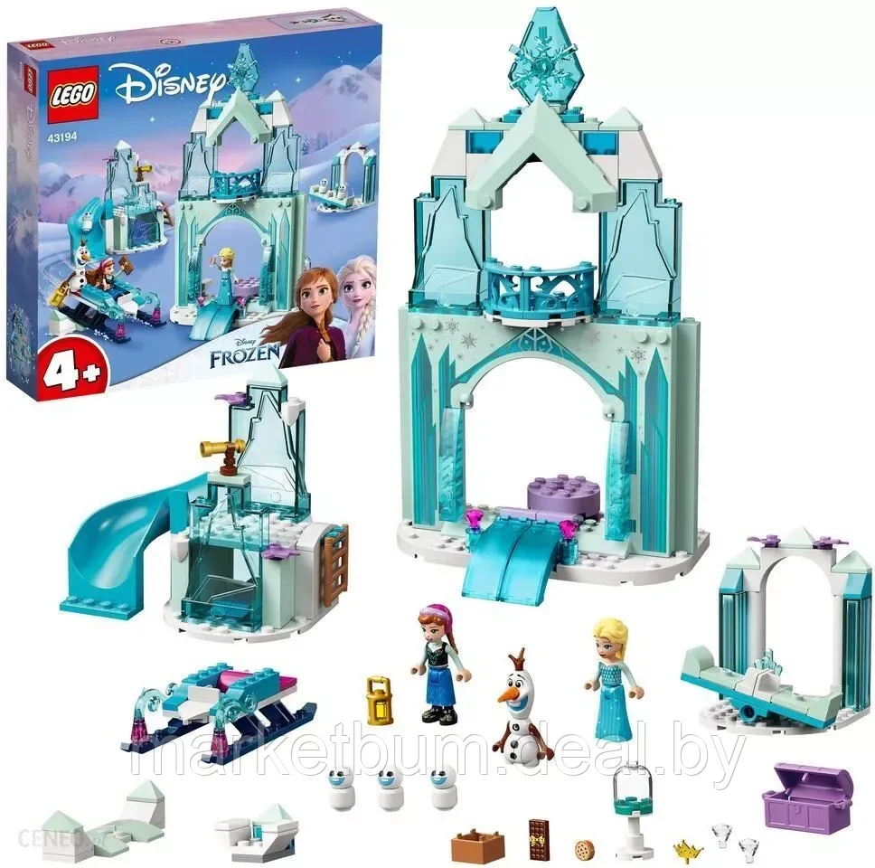 Конструктор LEGO Disney 43194, Ледяная страна чудес Анны и Эльзы - фото 1 - id-p215479446
