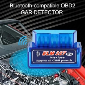 Адаптер ELM327 Bluetooth OBD II (Версия 2.1). Новая улучшенная версия С диском, картонная коробка