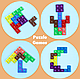 Игра - головоломка тетрис 3D 72 детали Tetris Puzzle Game в планшете / Новая настольная игра - пазл 3 Желтый, фото 9