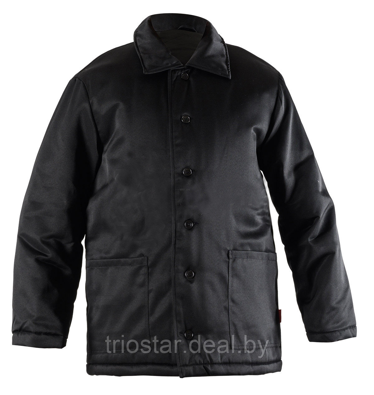 Куртка (телогрейка) черная 44-46/182-188 - фото 1 - id-p220809390