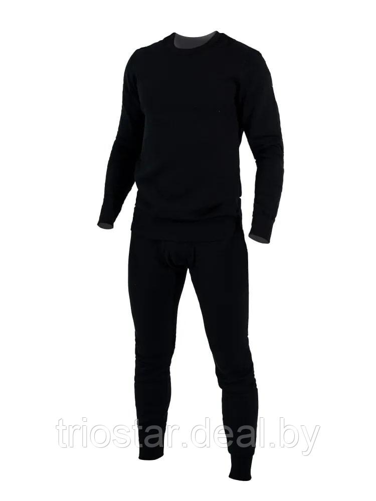 Термобелье "Сибирский Следопыт" Comfort (комплект кофта и штаны, черный) - фото 3 - id-p217349325