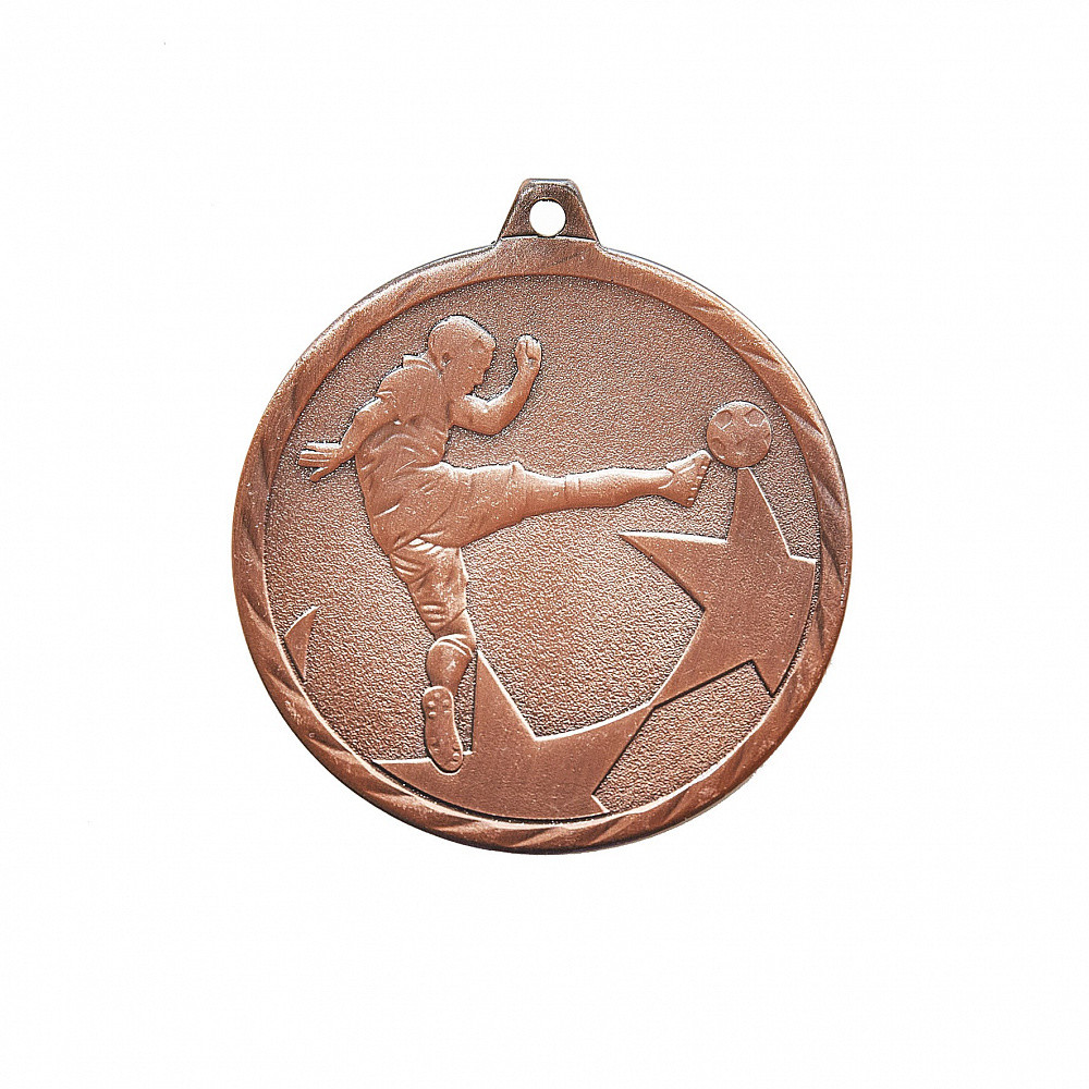 Медаль "Футбол" 3-е место , 50 мм , без ленточки , арт.511 Бронза - фото 1 - id-p217349598