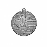 Медаль "Футбол" 2-е место , 50 мм , без ленточки , арт.512-2 Серебро
