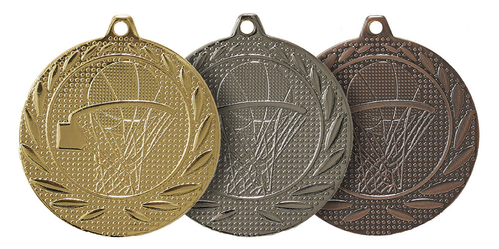 Медаль "Баскетбол" 1-е место , 50 мм , без ленточки , арт.518 - фото 2 - id-p217349760
