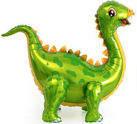 Шар фольгированный (36"/91 см) Фигура, Динозавр Стегозавр, зеленый (арт.19556)