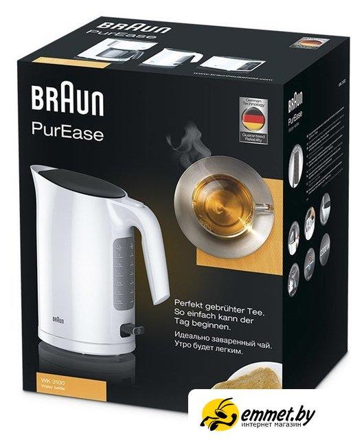 Электрический чайник Braun PurEase WK 3100 WH - фото 2 - id-p217371998