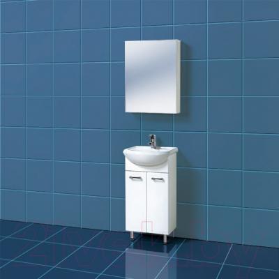 Шкаф с зеркалом для ванной Акваль Паола 50 / EP.04.50.01.N - фото 4 - id-p217380508