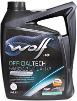 Моторное масло WOLF OfficialTech 5W30 SP Extra / 65648/4