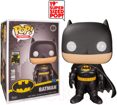 Фигурка коллекционная Funko POP! Heroes. DC 18 Batman / F42122 - фото 3 - id-p217391322