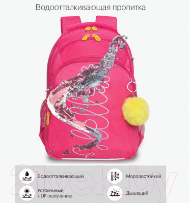 Школьный рюкзак Grizzly RG-361-3 - фото 3 - id-p217383347