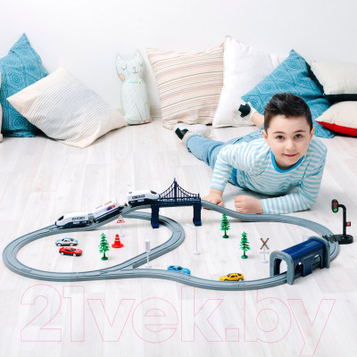 Железная дорога игрушечная Givito Мой город / G201-012 - фото 7 - id-p217414881