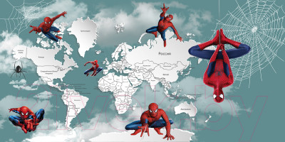 Фотообои листовые Citydecor Superhero Spiderman 2 - фото 1 - id-p217370907