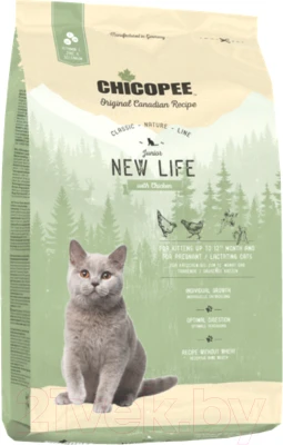 Сухой корм для кошек Chicopee CNL New Life - фото 1 - id-p217418442
