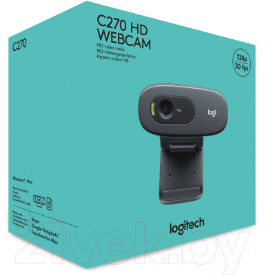 Веб-камера Logitech C270 - фото 8 - id-p217416157